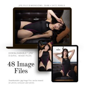 Downloadable Digital Image Files - Issue 13 | 2024 - Arena Japan Hi-Cut (high leg) One Piece Swimsuit (48 Image Files) - Image 5