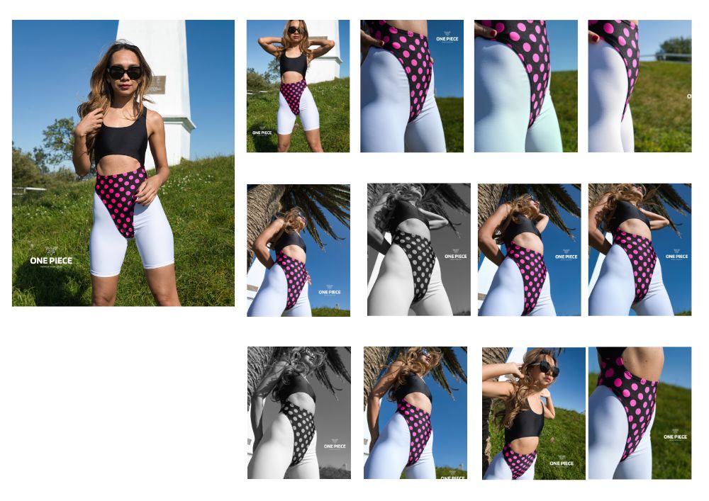 Downloadable Digital Image Files - Issue 14 | 2025 - 1980s Pink Spotted Leotard Set 1 (40 Image Files)
