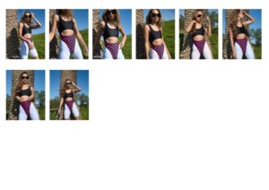 Downloadable Digital Image Files - Issue 14 | 2025 - 1980s Pink Spotted Leotard Set 1 (40 Image Files) - Image 4