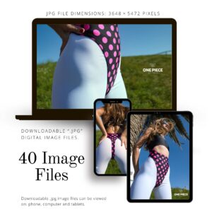 Downloadable Digital Image Files - Issue 14 | 2025 - 1980s Pink Spotted Leotard Set 1 (40 Image Files) - Image 5
