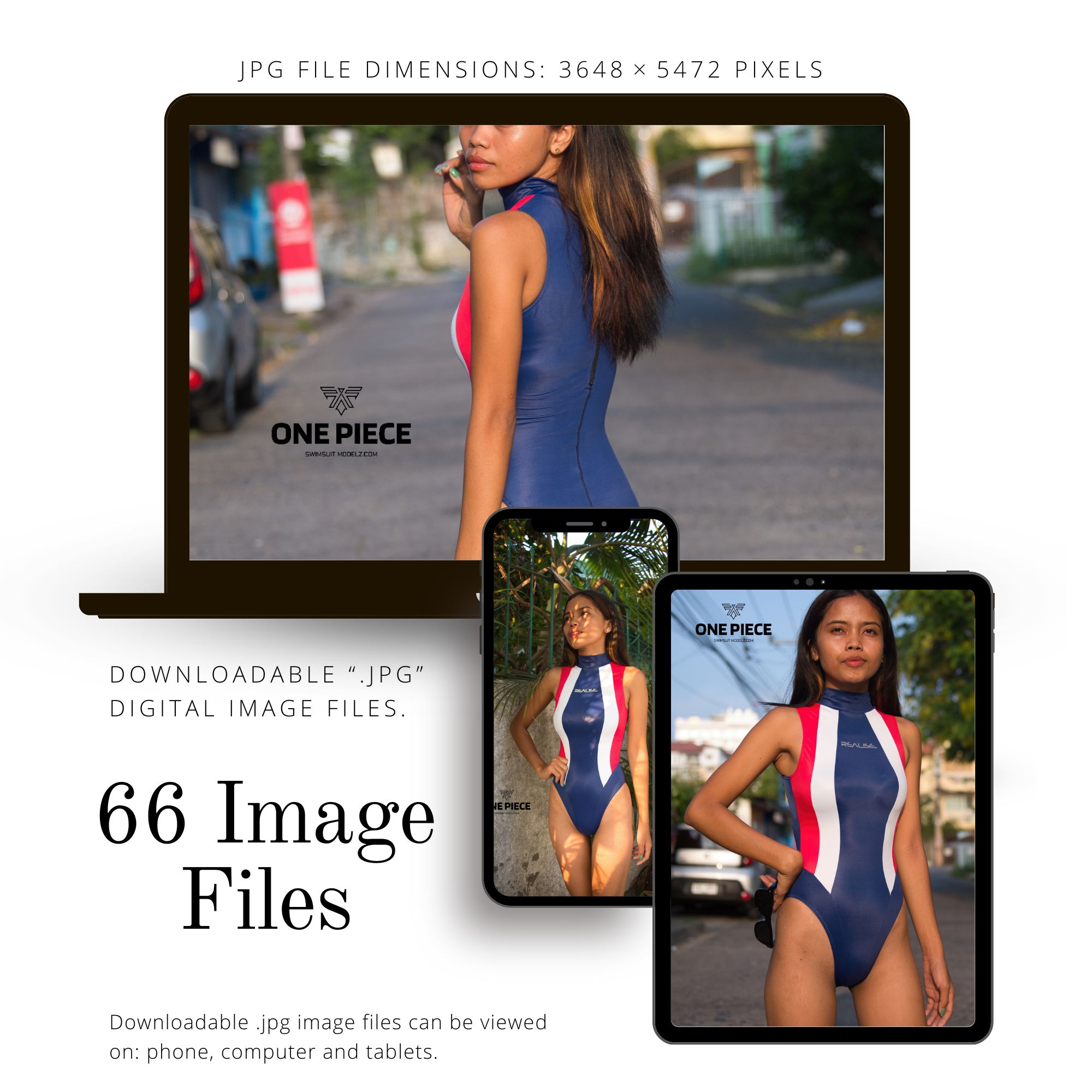 Downloadable Digital Image Files - Issue 15 | 2025 Realise 3 Coloured Swimsuit (66 Image Files)